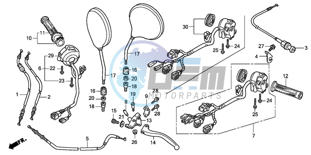 HANDLE LEVER/SWITCH/CABLE