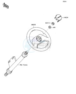 KAF 540 D [MULE 2020] (D1) [MULE 2020] drawing STEERING WHEEL