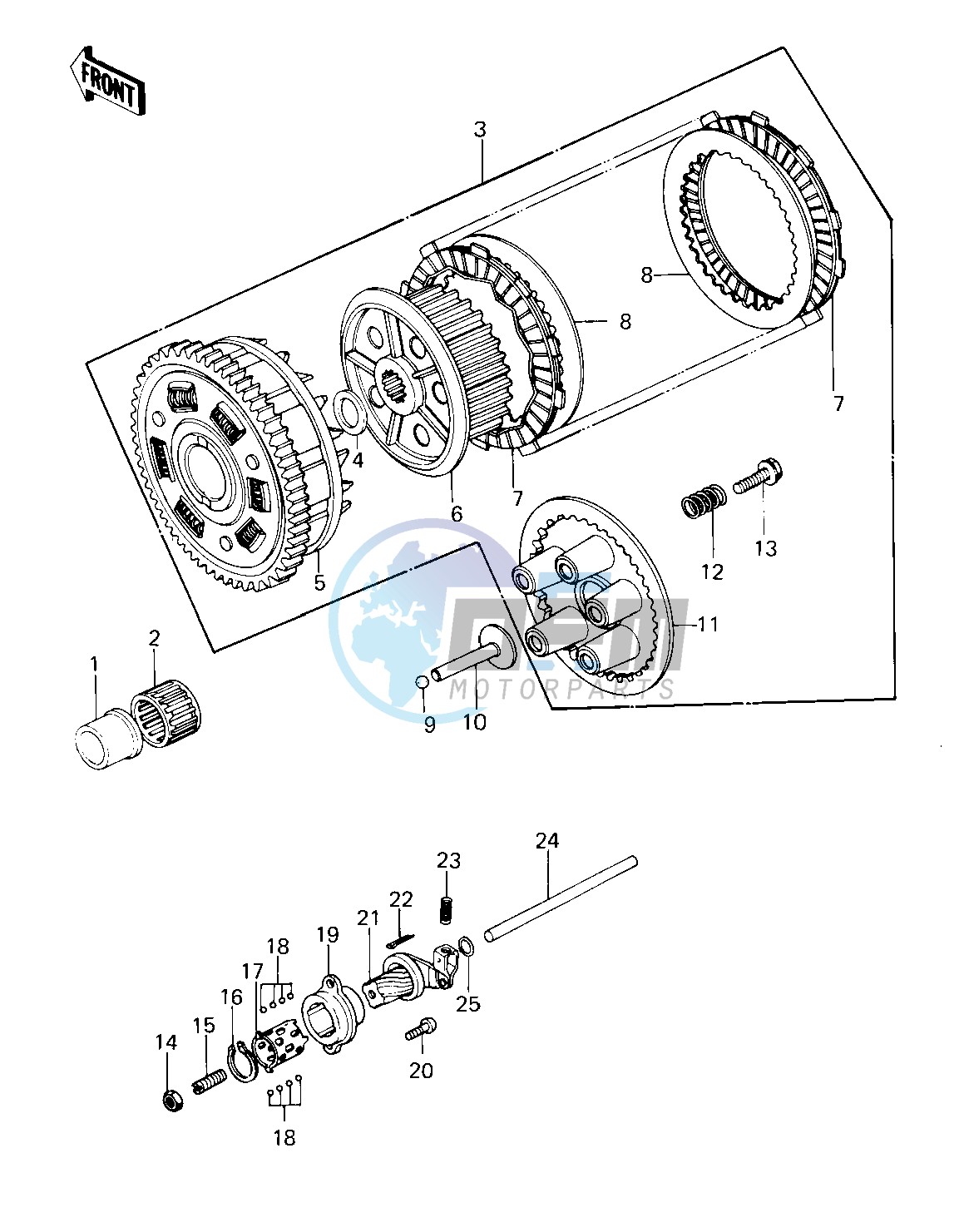 CLUTCH -- 79-81 C2_C3_C4- -