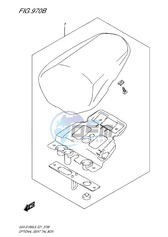 OPTIONAL (SEAT TAIL BOX)