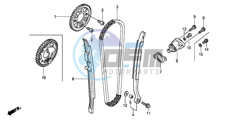 CAM CHAIN/TENSIONER