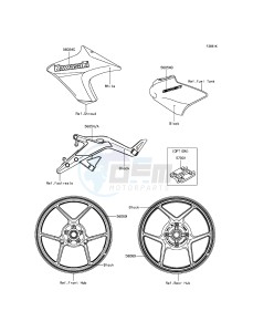 ER-6N ER650EFF XX (EU ME A(FRICA) drawing Decals(White)