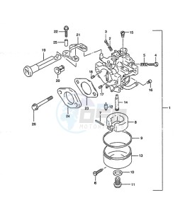 DT 5 drawing Carburetor