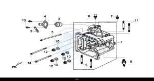 HD 300I ABS (LS30W1-EU) (L9-M0) drawing CYLINDER HEAD COMP