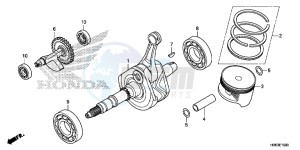 TRX500FA5F TRX500FA Europe Direct - (ED) drawing CRANKSHAFT/PISTON