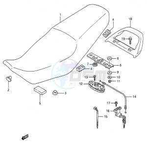 GS500E (E28) drawing SEAT