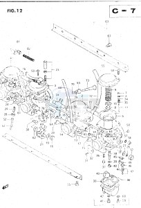 GS500E (Z-D) drawing CARBURETOR