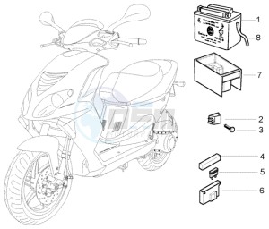 NRG 50 power DT drawing Battery - relays