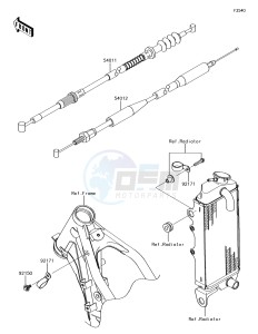 KX85-II KX85DJF EU drawing Cables