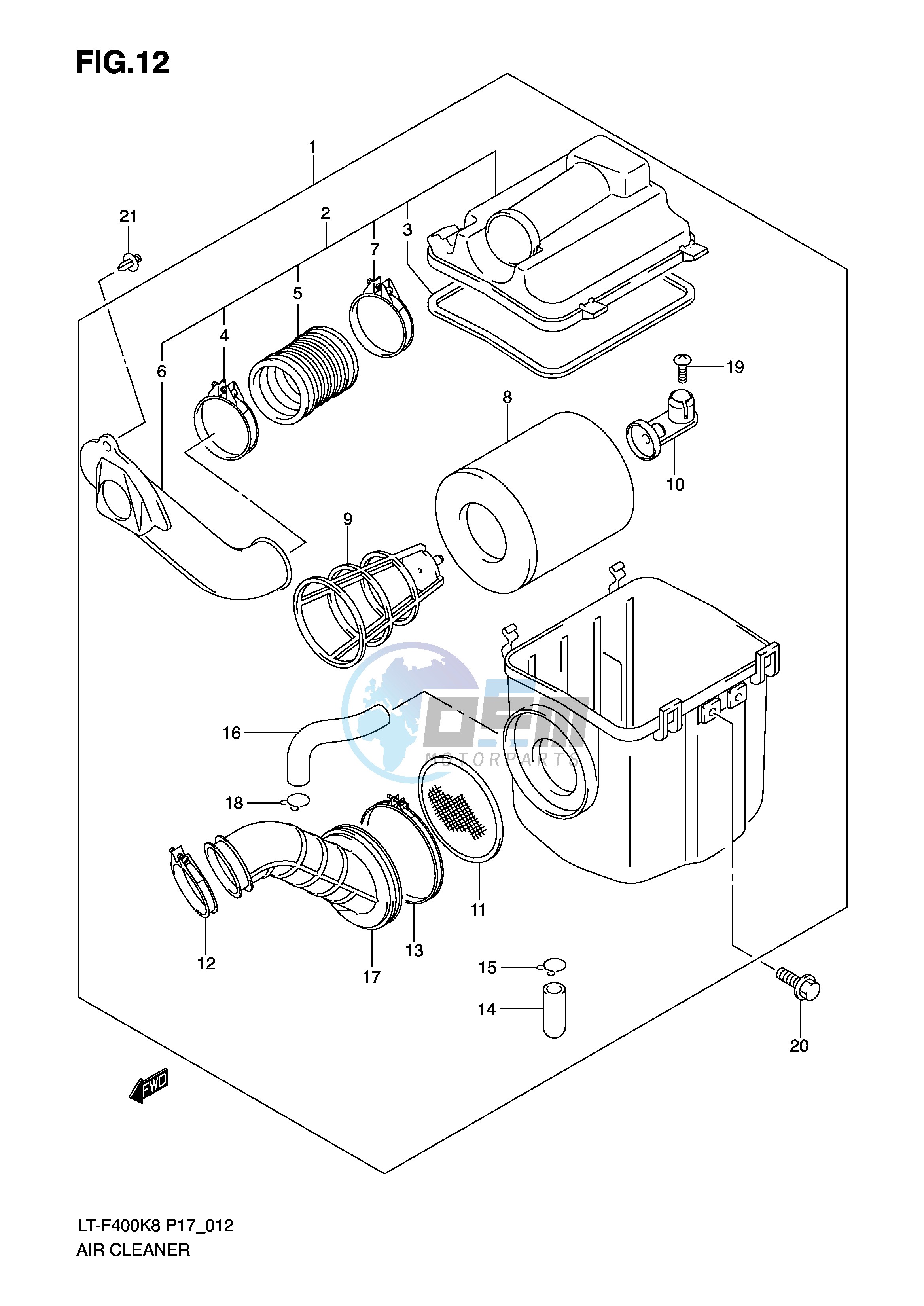 AIR CLEANER (MODEL K8 K9)