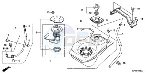 SH300B drawing FUEL TANK