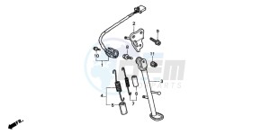 CBR900RR FIRE BLADE drawing STAND