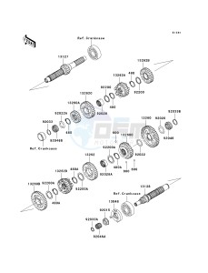 VN 1600 D [VULCAN 1600 NOMAD] (D6F-D8FA) D7FA drawing TRANSMISSION