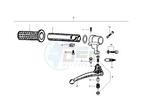 CIAO EURO2 50 drawing Throttle Control