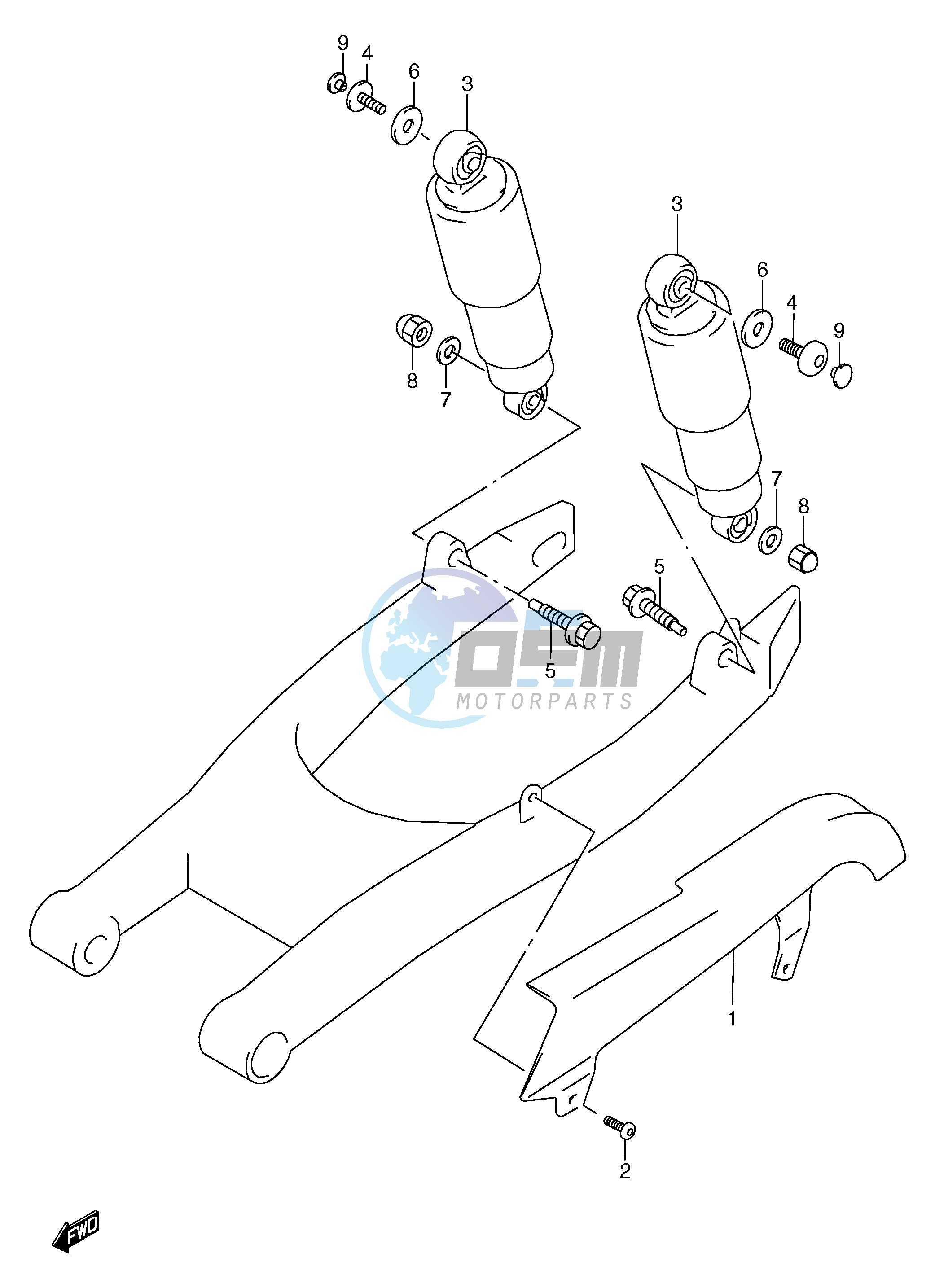 REAR SHOCK ABSORBER