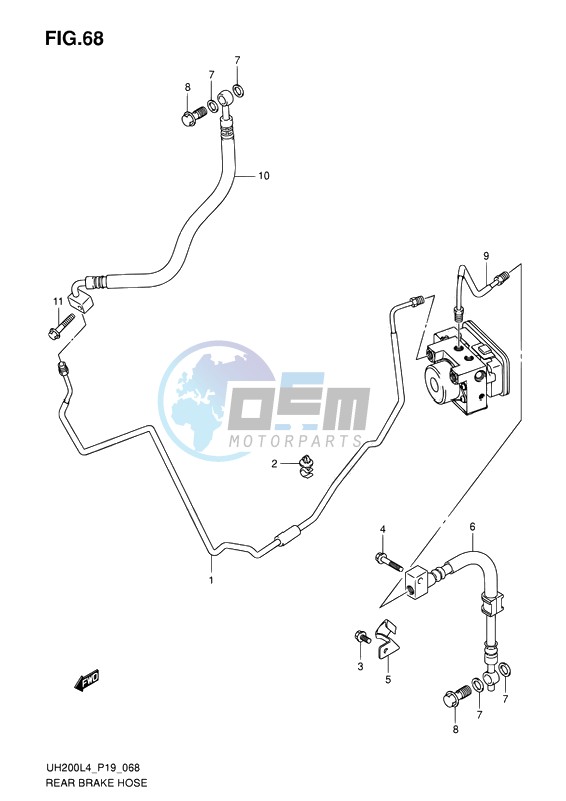 REAR MASTER CYLINDER