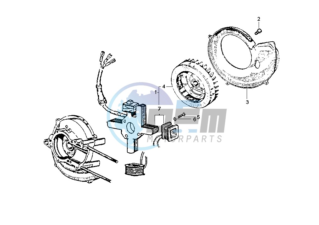 Flywheel magneto