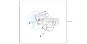 GL1800A France - (F / CMF) drawing CHROME P.STEP UND