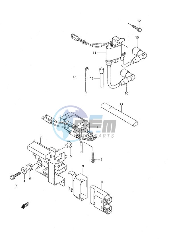 Rectifier/Ignition Coil w/Remote Control