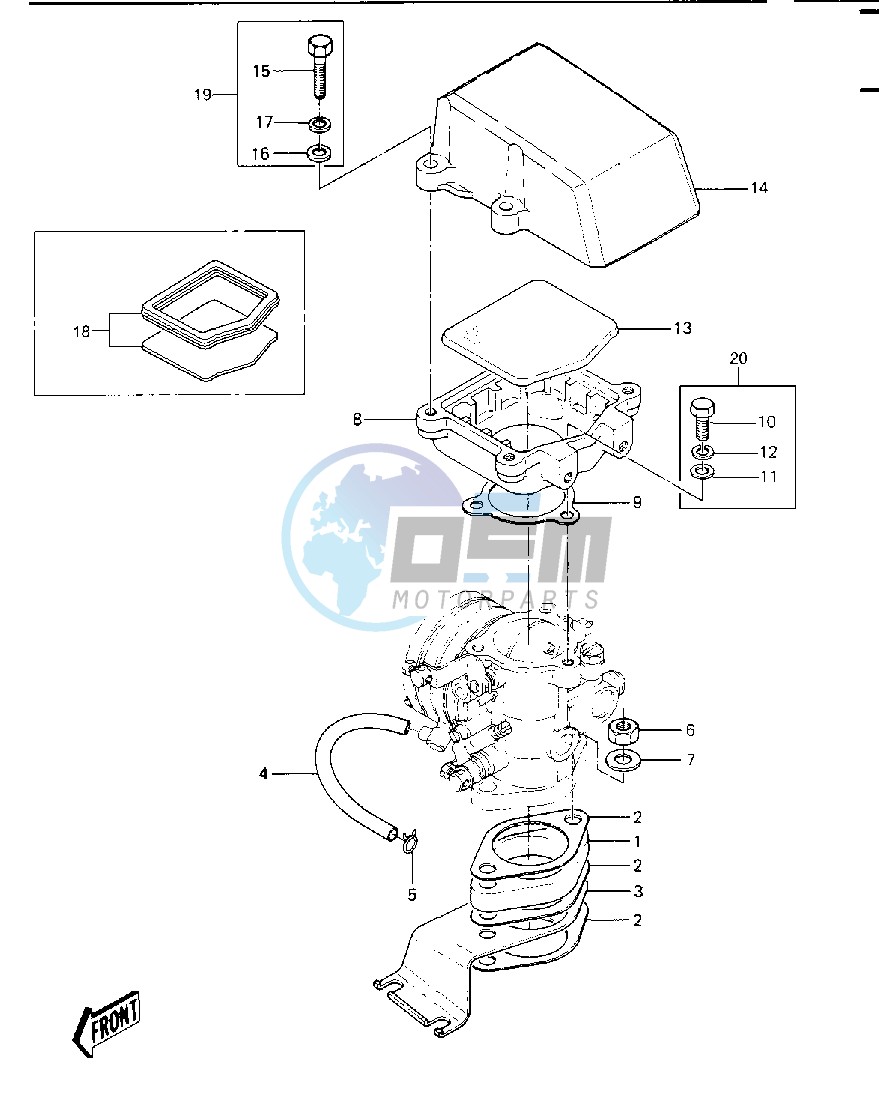 CARBURETOR BRACKETS_FLAME ARRESTER