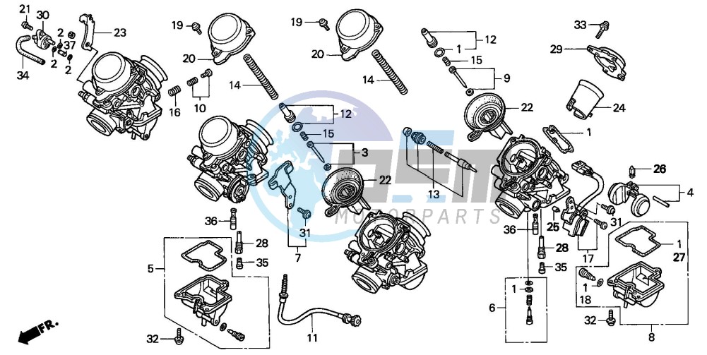 CARBURETOR (COMPONENT PARTS)