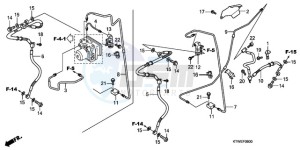 SH300AR9 Europe Direct - (ED / ABS) drawing RR. BRAKE HOSE/BRAKE PIPE