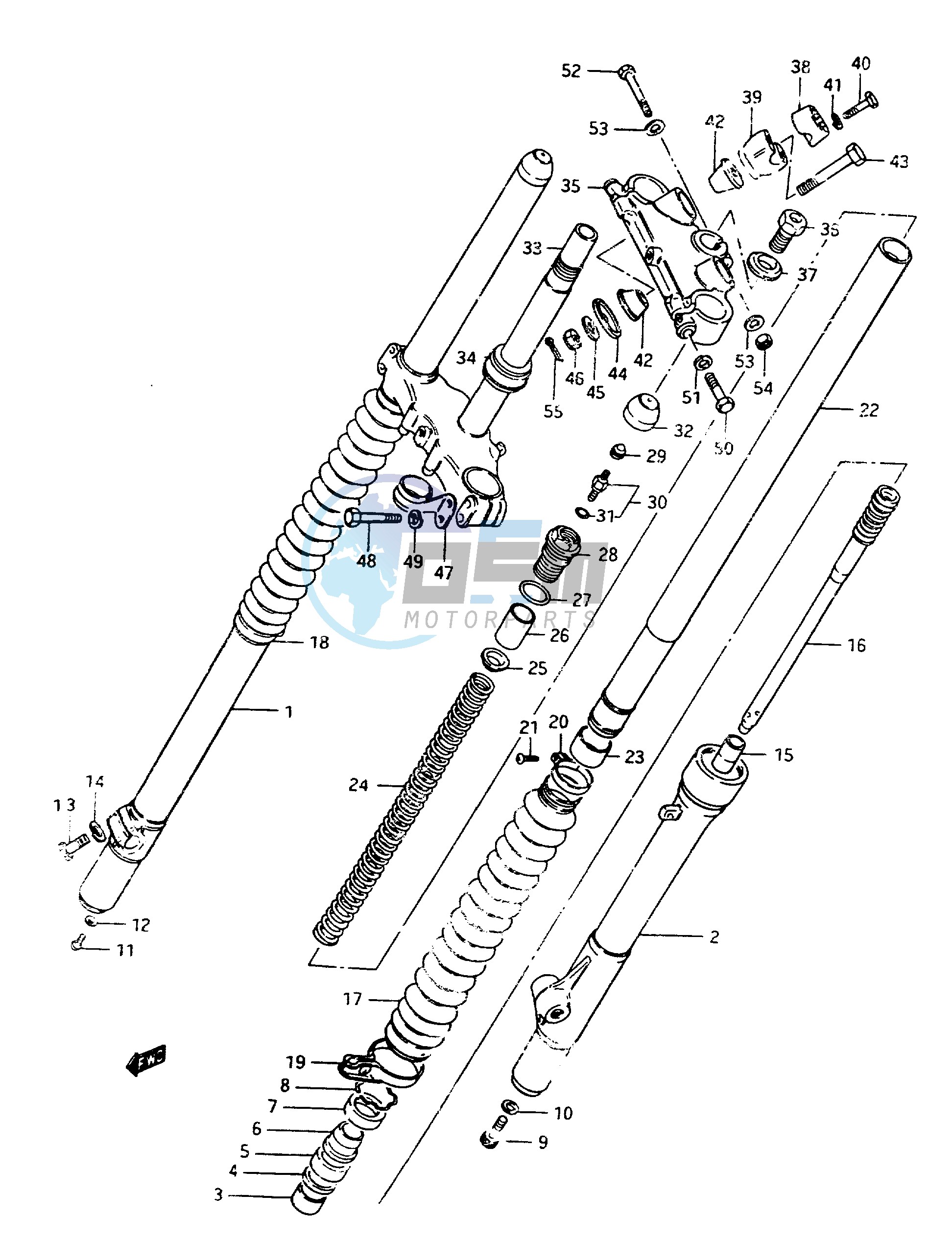 FRONT FORK MODEL Z