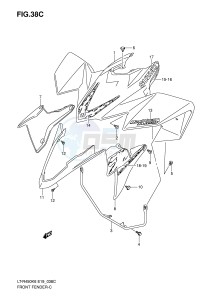 LT-R450 (E19) drawing FRONT FENDER (LT-R450ZK8)