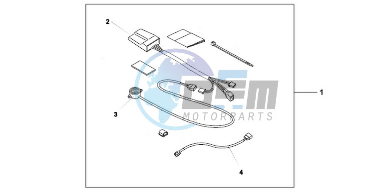 HONDA LOCK ALARM KIT