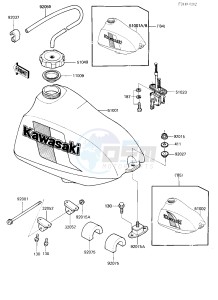 KDX 200 A [KDX200] (A1-A3) [KDX200] drawing FUEL TANK