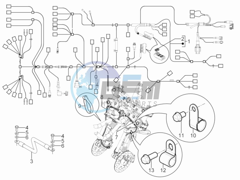 Main cable harness