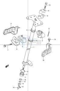 LT-F160 (P24) drawing STEERING SHAFT