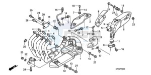 CB600F3A Europe Direct - (ED / ST 25K) drawing EXHAUST MUFFLER