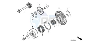 CBR1000RR9 Korea - (KO / HRC MME) drawing STARTING CLUTCH