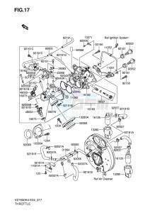 VZ1600 (E24) drawing THROTTLE