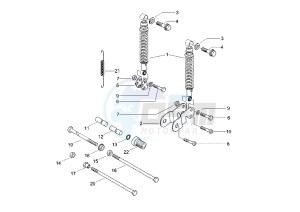 X8 200 drawing Rear Damper