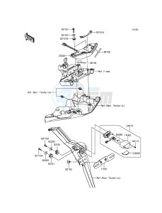 VERSYS_650 KLE650EFF XX (EU ME A(FRICA) drawing Taillight(s)