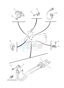 XP500A T-MAX 530 (2PW2) drawing ELECTRICAL 2