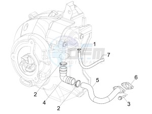 Runner 200 VXR 4t Race e3 drawing Secondairy air box