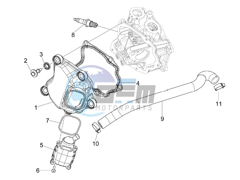 Cylinder head cover