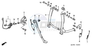 VFR800A9 Ireland - (EK / ABS MME) drawing STAND