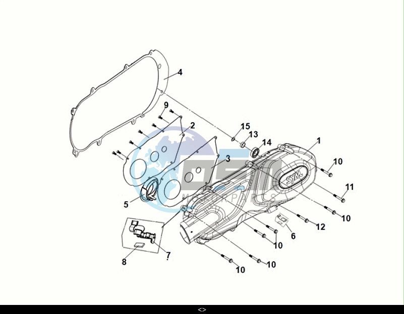 L. CRANK CASE COVER