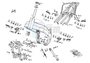 GPR NUDE - 125 cc drawing FRAME