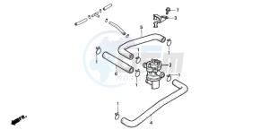 VT600C drawing AIR SUCTION VALVE