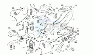 RS 125 drawing Body