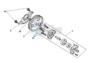 EURO MX E2 - 125 cc drawing OIL PUMP