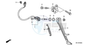 CBR1000RR9 Korea - (KO / SPC) drawing STAND