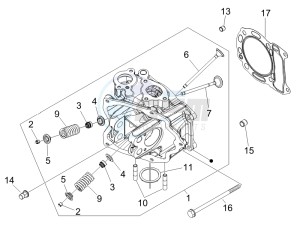 LX 150 4T E3 drawing Head unit - Valve