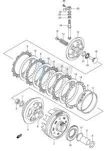 VL250 (E19) drawing CLUTCH