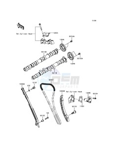 NINJA H2 / NINJA H2 CARBON ZX1000XHFA XX (EU ME A(FRICA) drawing Camshaft(s)/Tensioner